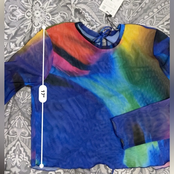 NWT Zara Top Tul - Picture 5 of 7